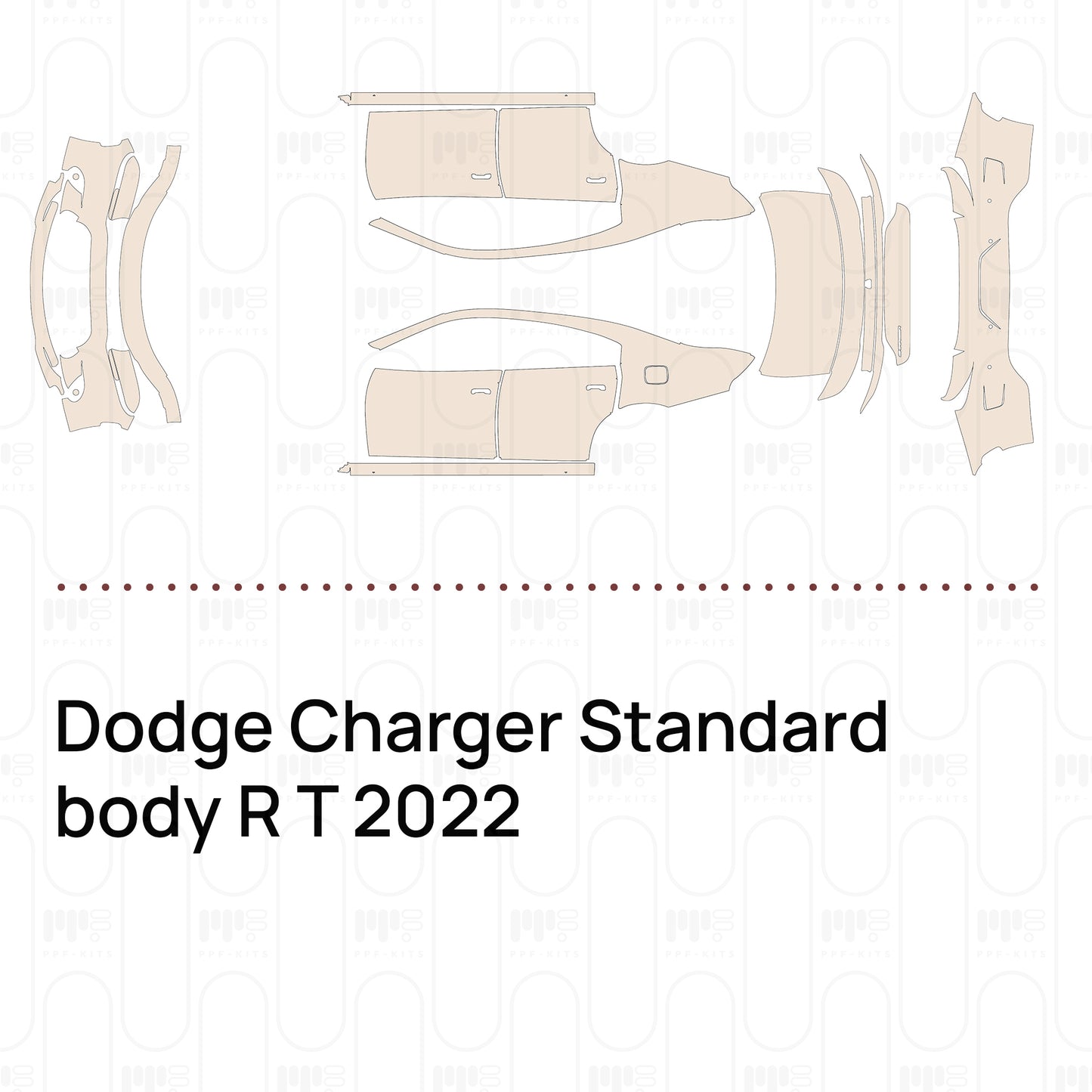 Pre-Cut PPF Dodge Charger Standard body R T 2022