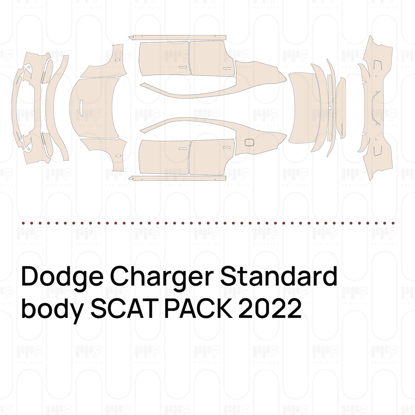 Pre-Cut PPF Dodge Charger Standard body SCAT PACK 2022