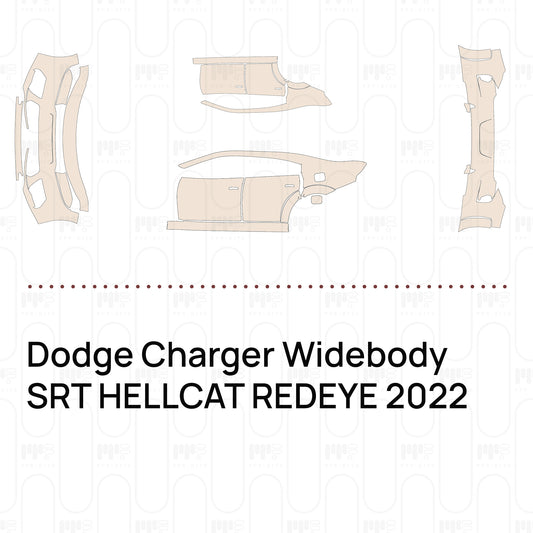 Pre-Cut PPF Dodge Charger Widebody SRT HELLCAT REDEYE 2022