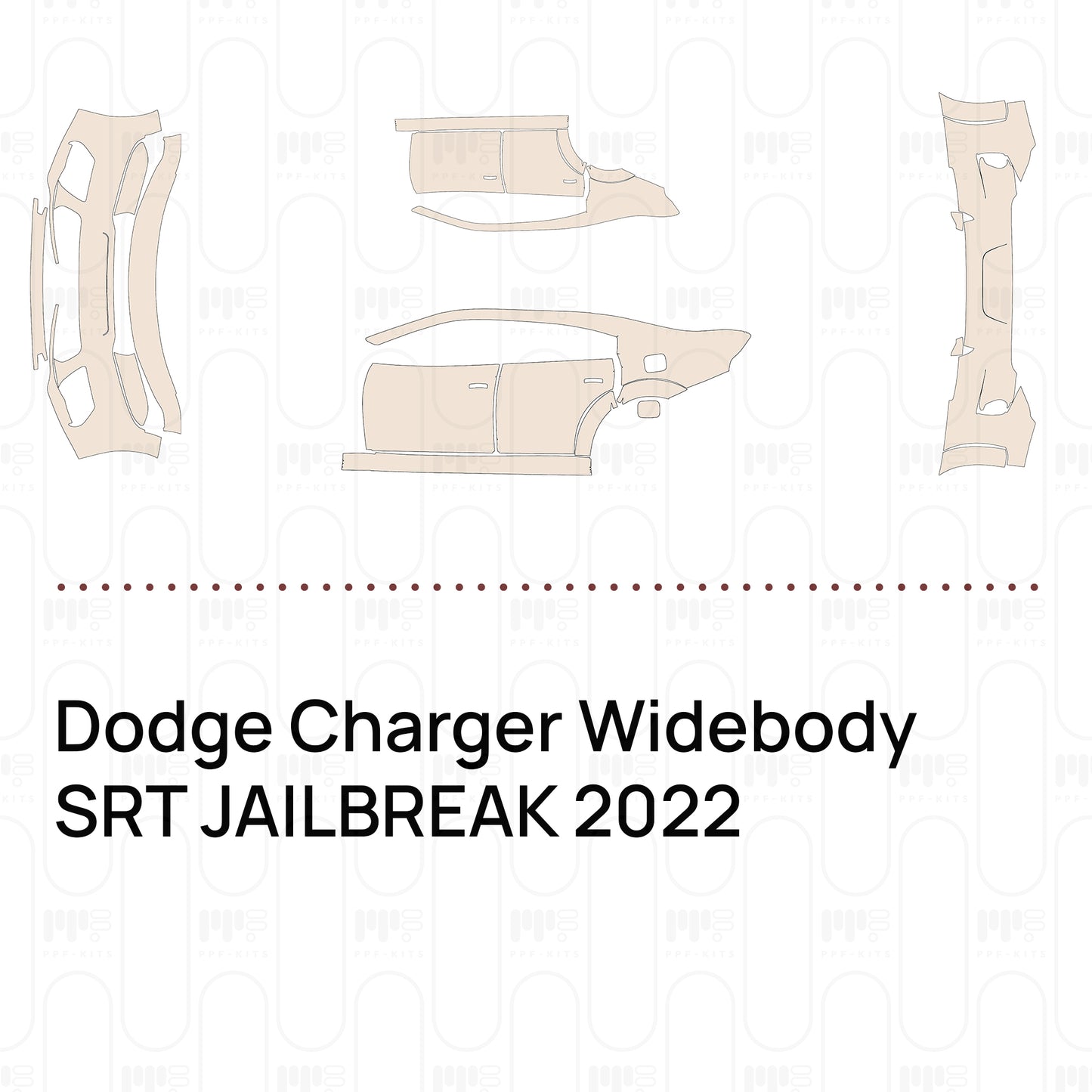 Pre-Cut PPF Dodge Charger Widebody SRT JAILBREAK 2022