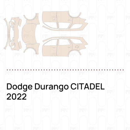 Pre-Cut PPF Dodge Durango CITADEL 2022