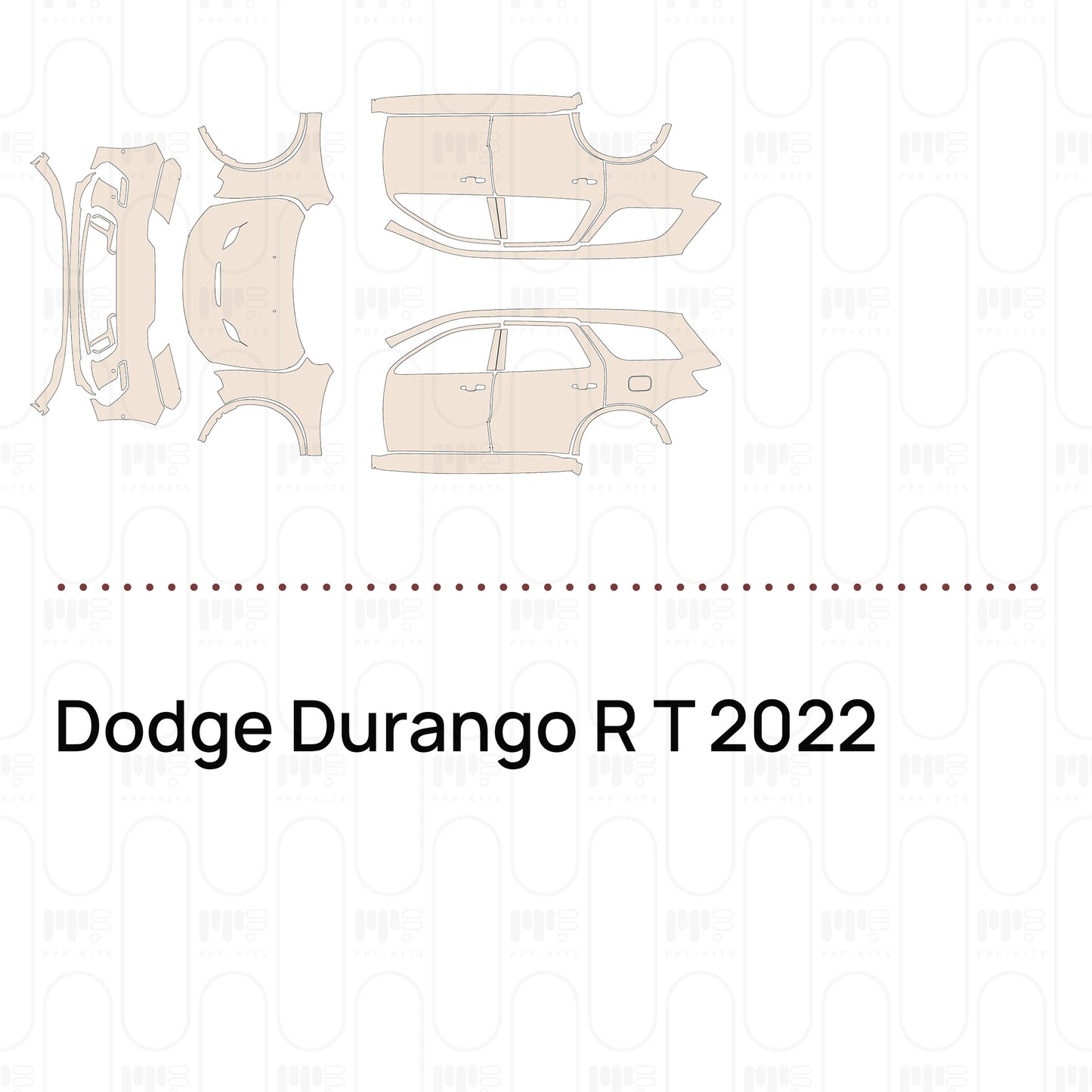 Pre-Cut PPF Dodge Durango R T 2022