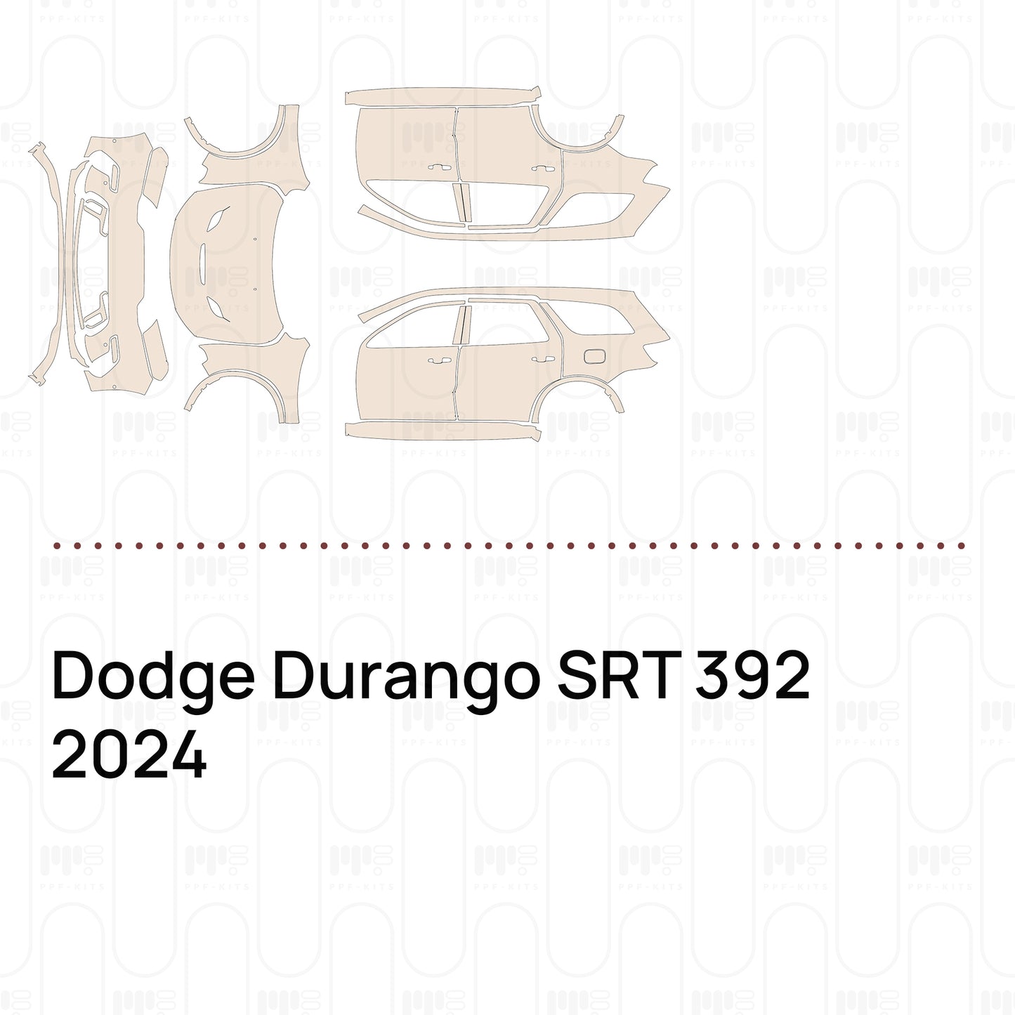 Pre-Cut PPF Dodge Durango SRT 392 2024