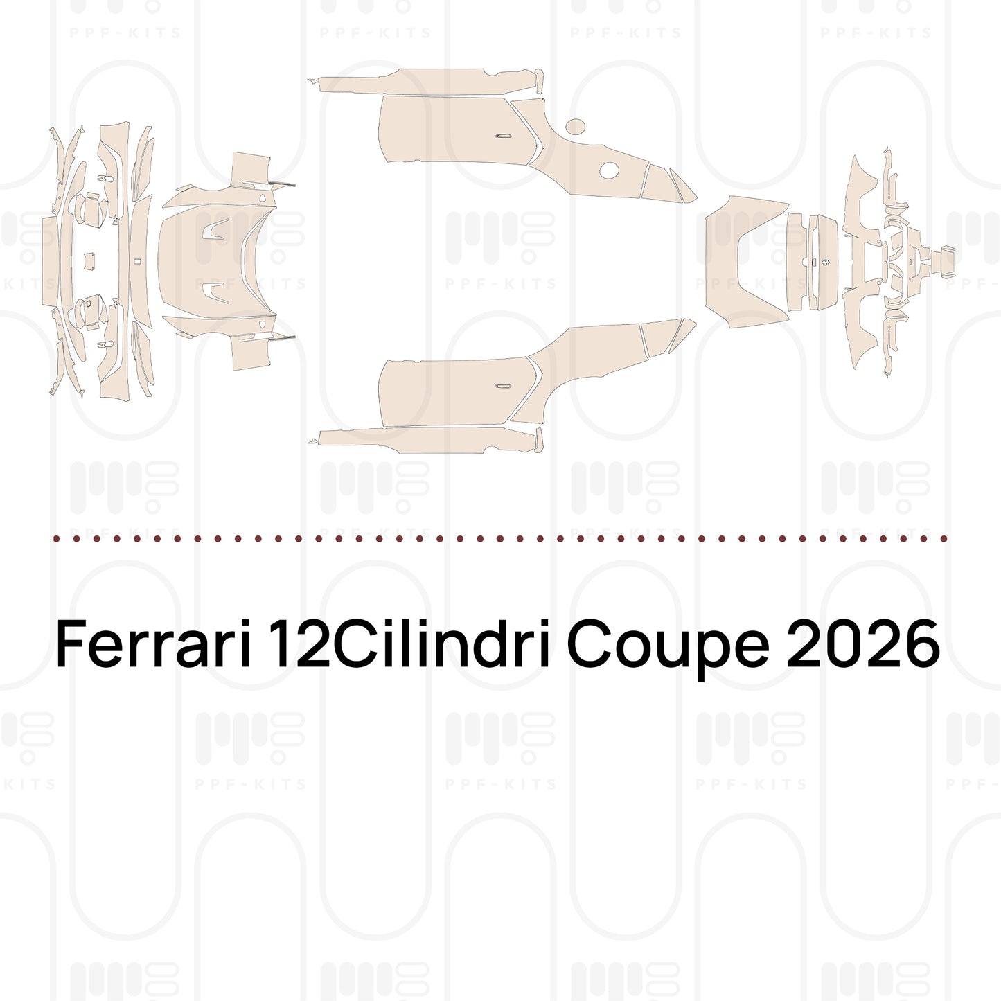 Pre-Cut PPF Ferrari 12Cilindri Coupe 2026