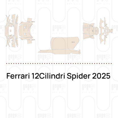 Pre-Cut PPF Ferrari 12Cilindri Spider 2025