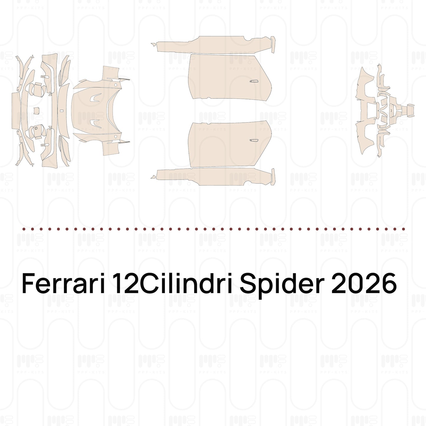 Pre-Cut PPF Ferrari 12Cilindri Spider 2026