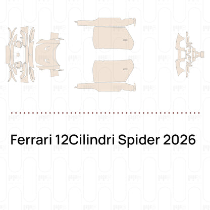 Pre-Cut PPF Ferrari 12Cilindri Spider 2026