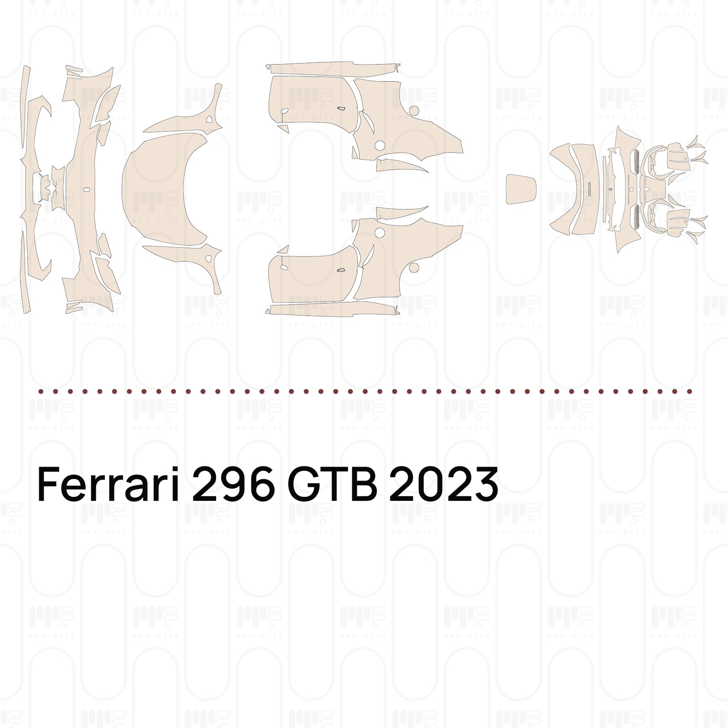 Pre-Cut PPF Ferrari 296 GTB 2023