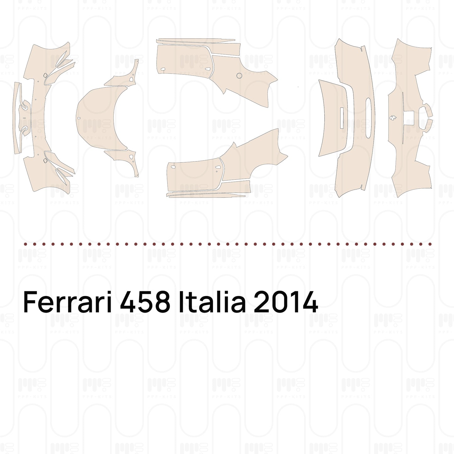 Pre-Cut PPF Ferrari 458 Italia 2014
