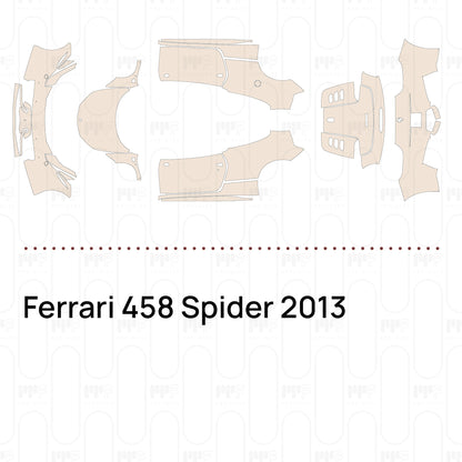 Pre-Cut PPF Ferrari 458 Spider 2013
