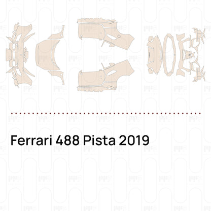 Pre-Cut PPF Ferrari 488 Pista 2019