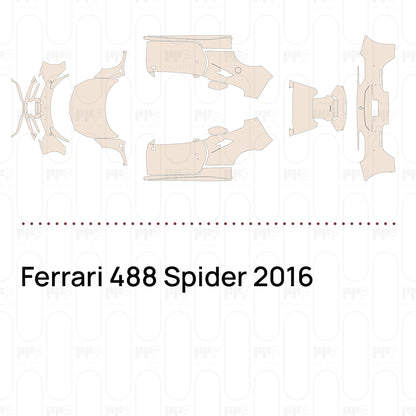 Pre-Cut PPF Ferrari 488 Spider 2016