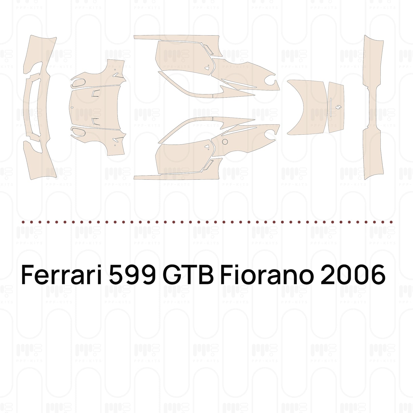 Pre-Cut PPF Ferrari 599 GTB Fiorano 2006