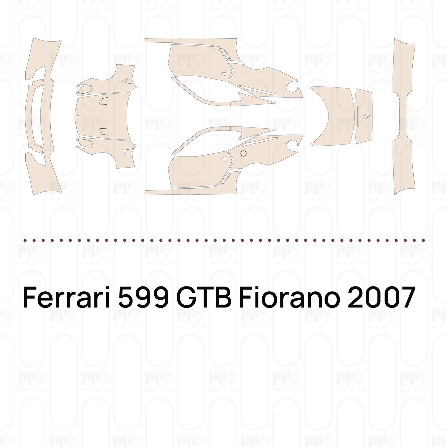 Pre-Cut PPF Ferrari 599 GTB Fiorano 2007