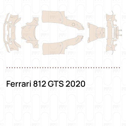 Pre-Cut PPF Ferrari 812 GTS 2020