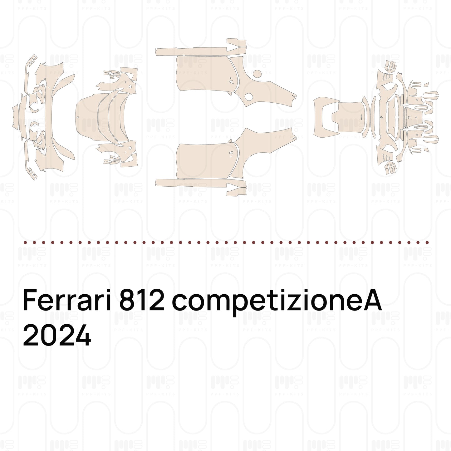 Pre-Cut PPF Ferrari 812 competizioneA 2024