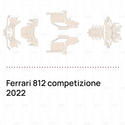 Pre-Cut PPF Ferrari 812 competizione 2022