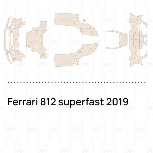 Pre-Cut PPF Ferrari 812 superfast 2019