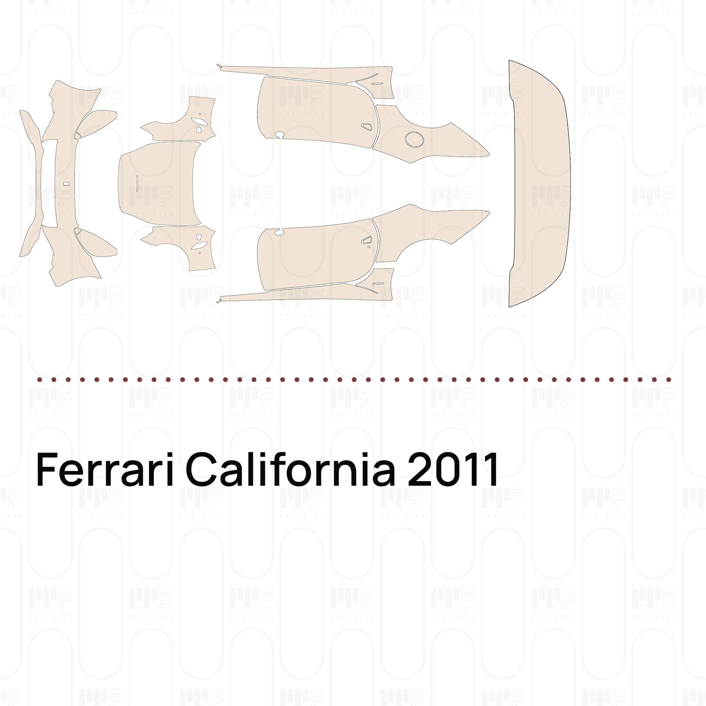 Pre-Cut PPF Ferrari California 2011