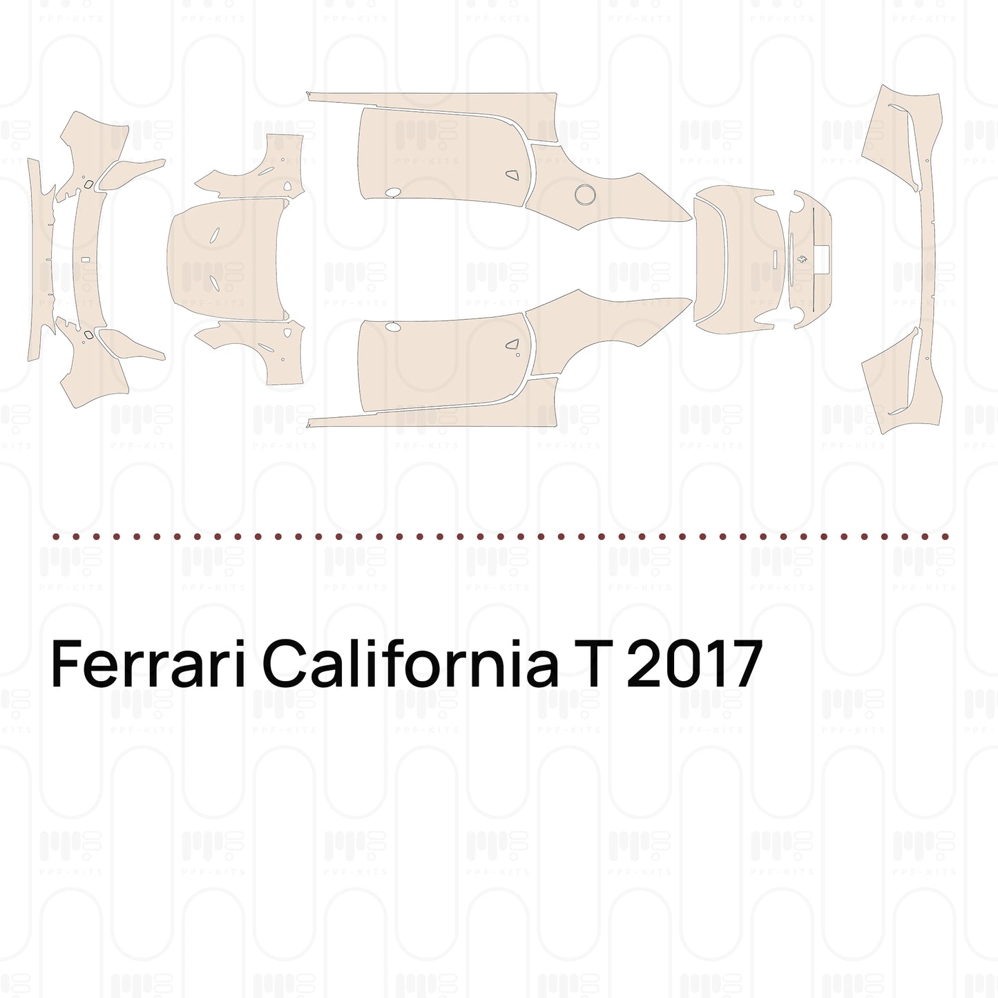 Pre-Cut PPF Ferrari California T 2017