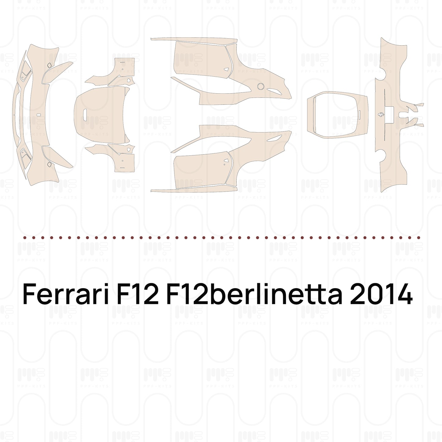 Pre-Cut PPF Ferrari F12 F12berlinetta 2014