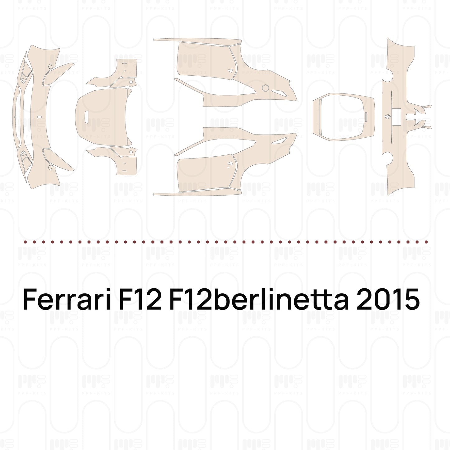 Pre-Cut PPF Ferrari F12 F12berlinetta 2015
