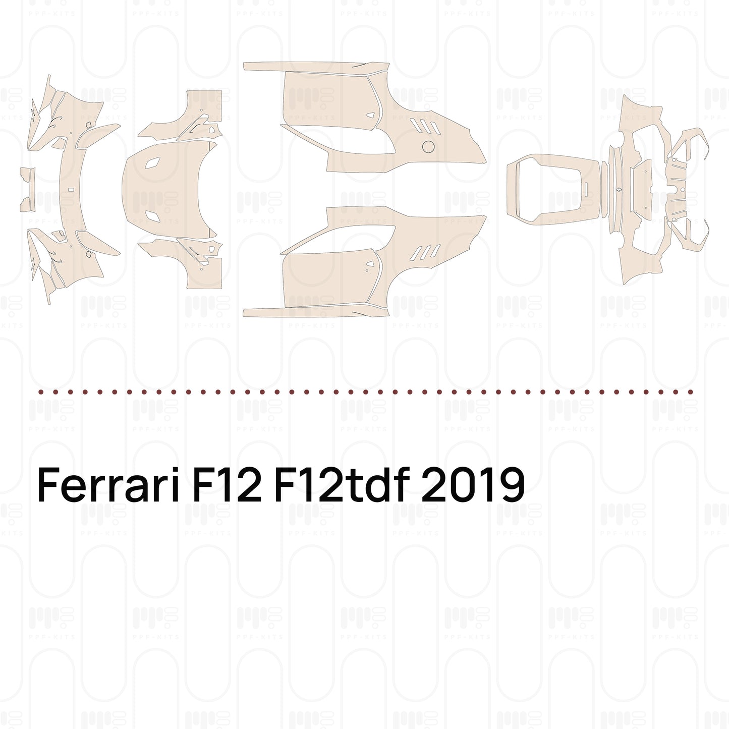 Pre-Cut PPF Ferrari F12 F12tdf 2019