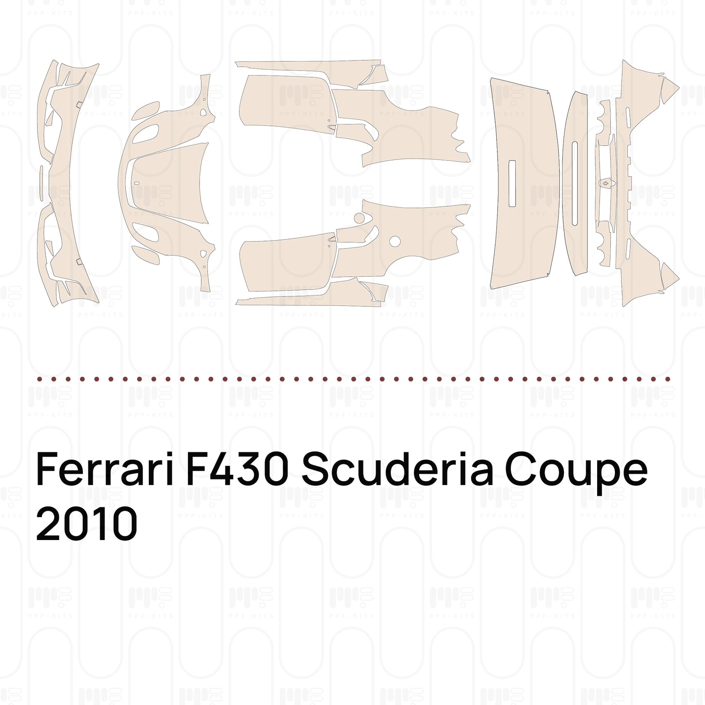 Pre-Cut PPF Ferrari F430 Scuderia Coupe 2010