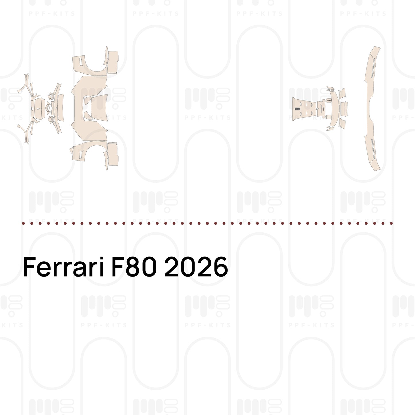Pre-Cut PPF Ferrari F80 2026