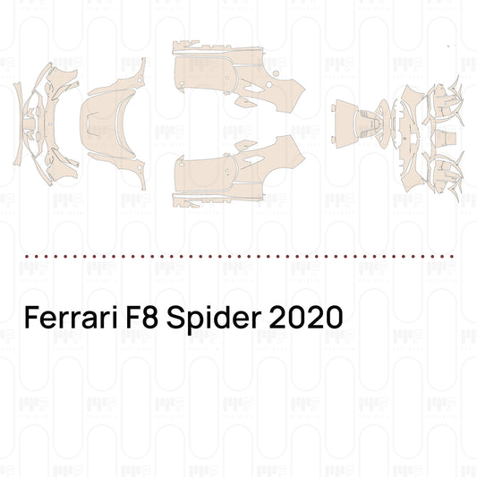 Pre-Cut PPF Ferrari F8 Spider 2020