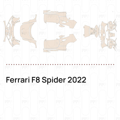 Pre-Cut PPF Ferrari F8 Spider 2022