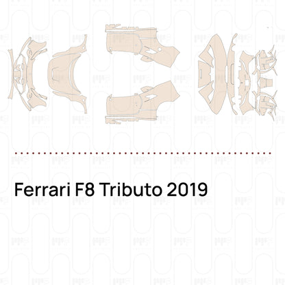 Pre-Cut PPF Ferrari F8 Tributo 2019