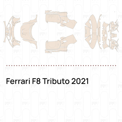 Pre-Cut PPF Ferrari F8 Tributo 2021