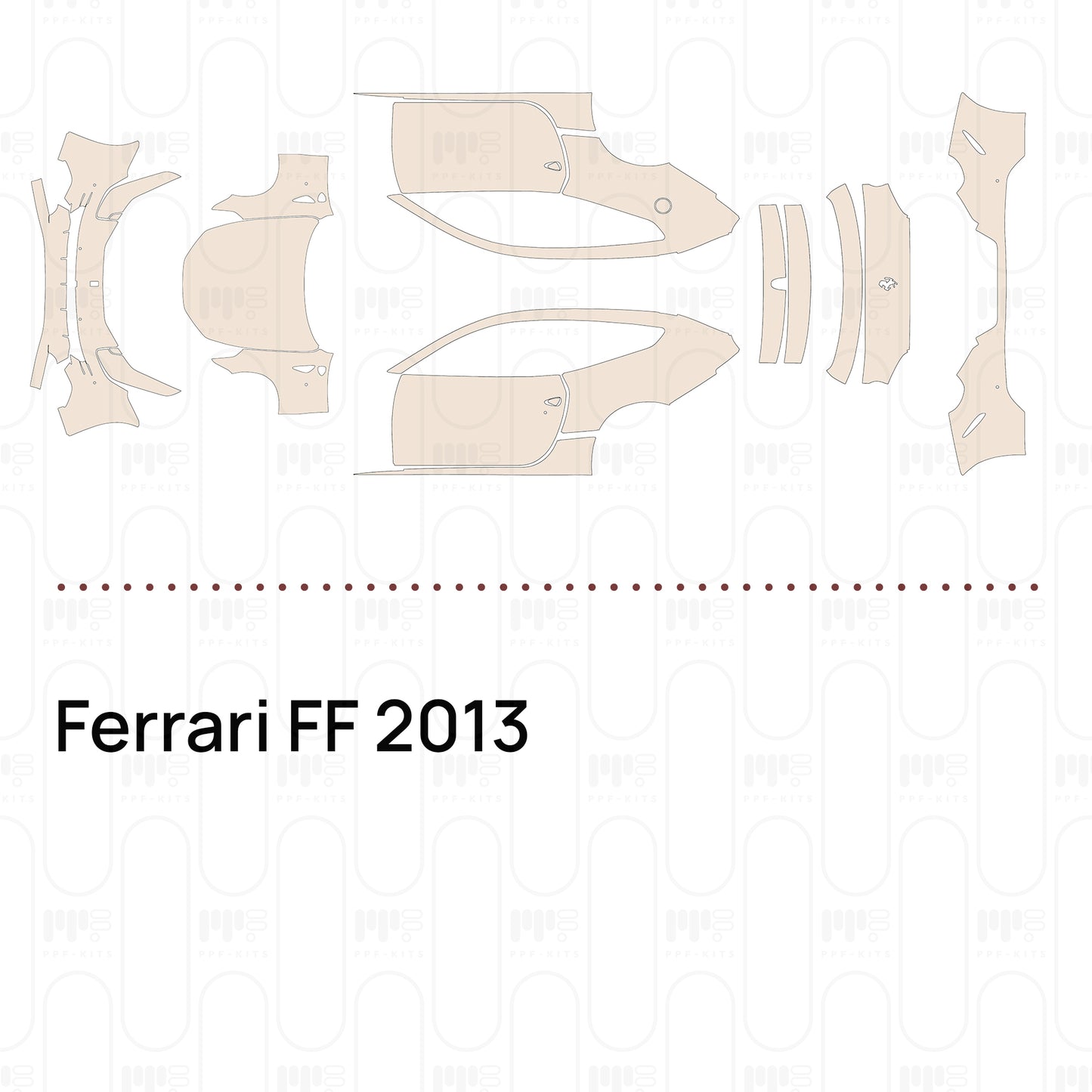 Pre-Cut PPF Ferrari FF 2013