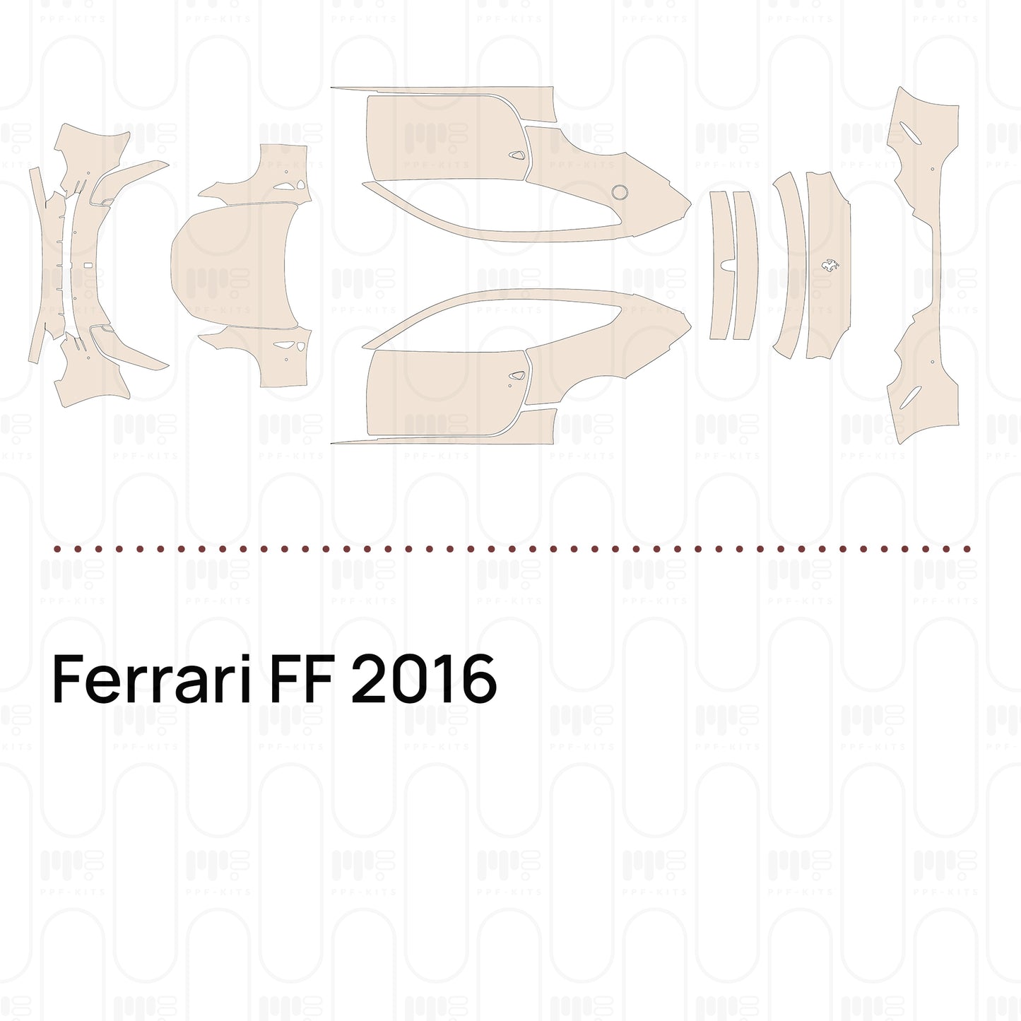 Pre-Cut PPF Ferrari FF 2016