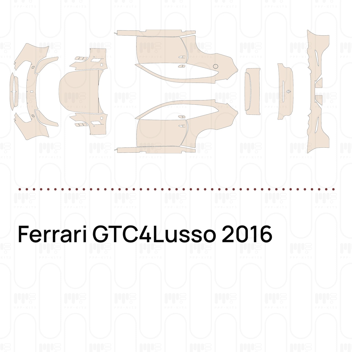 Pre-Cut PPF Ferrari GTC4Lusso 2016