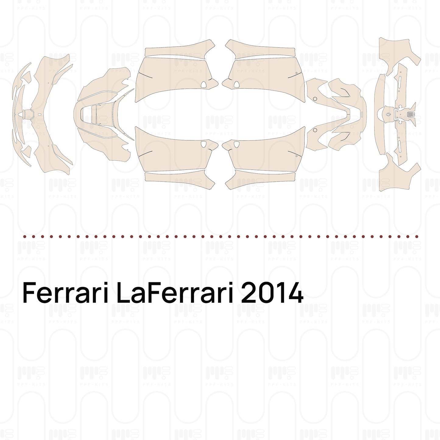 Pre-Cut PPF Ferrari LaFerrari 2014