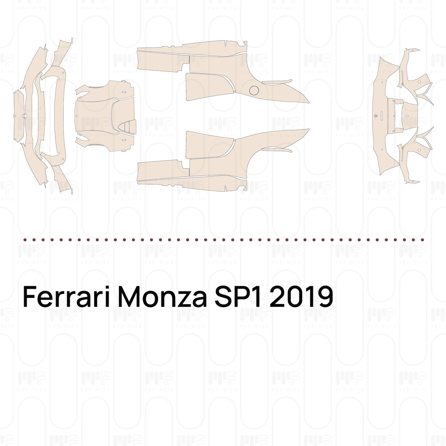Pre-Cut PPF Ferrari Monza SP1 2019
