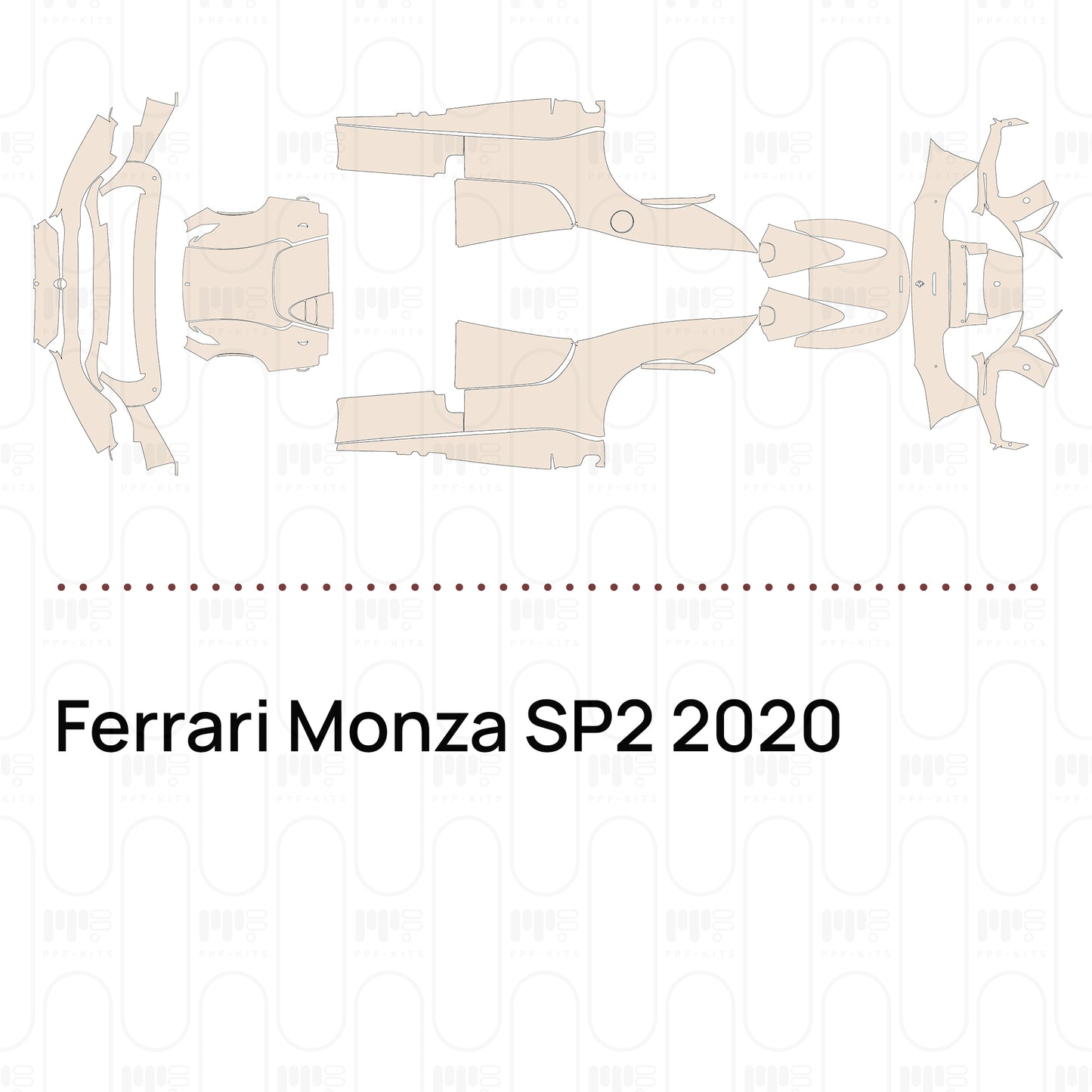 Pre-Cut PPF Ferrari Monza SP2 2020
