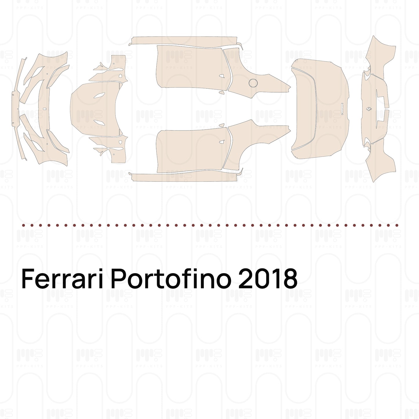 Pre-Cut PPF Ferrari Portofino 2018