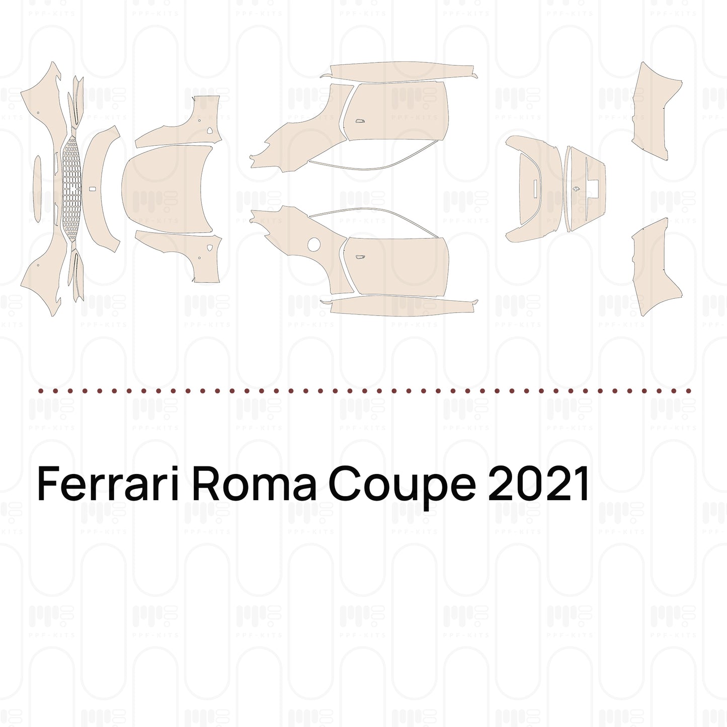 Pre-Cut PPF Ferrari Roma Coupe 2021