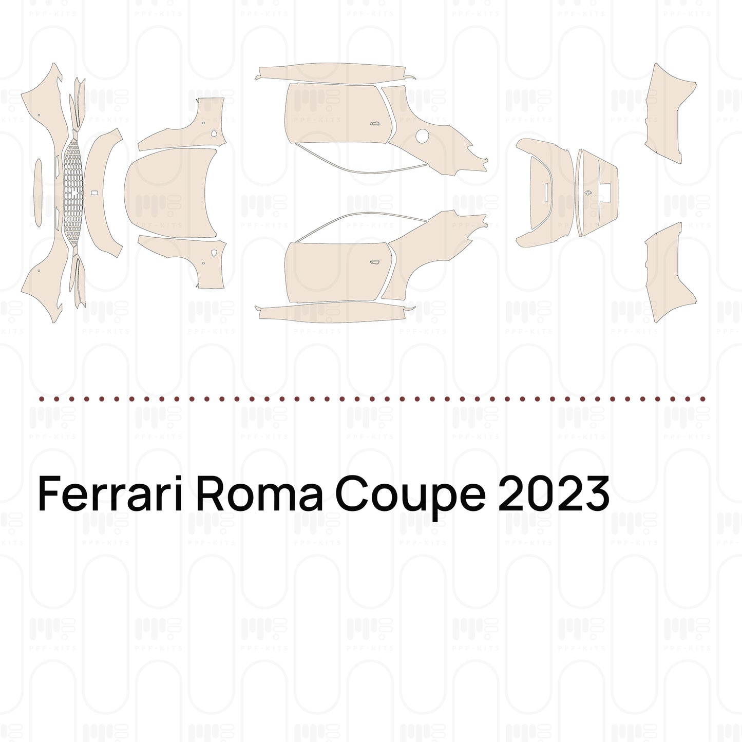 Pre-Cut PPF Ferrari Roma Coupe 2023