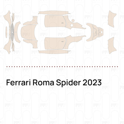 Pre-Cut PPF Ferrari Roma Spider 2023