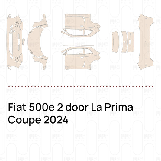 Pre-Cut PPF Fiat 500e 2 door La Prima Coupe 2024