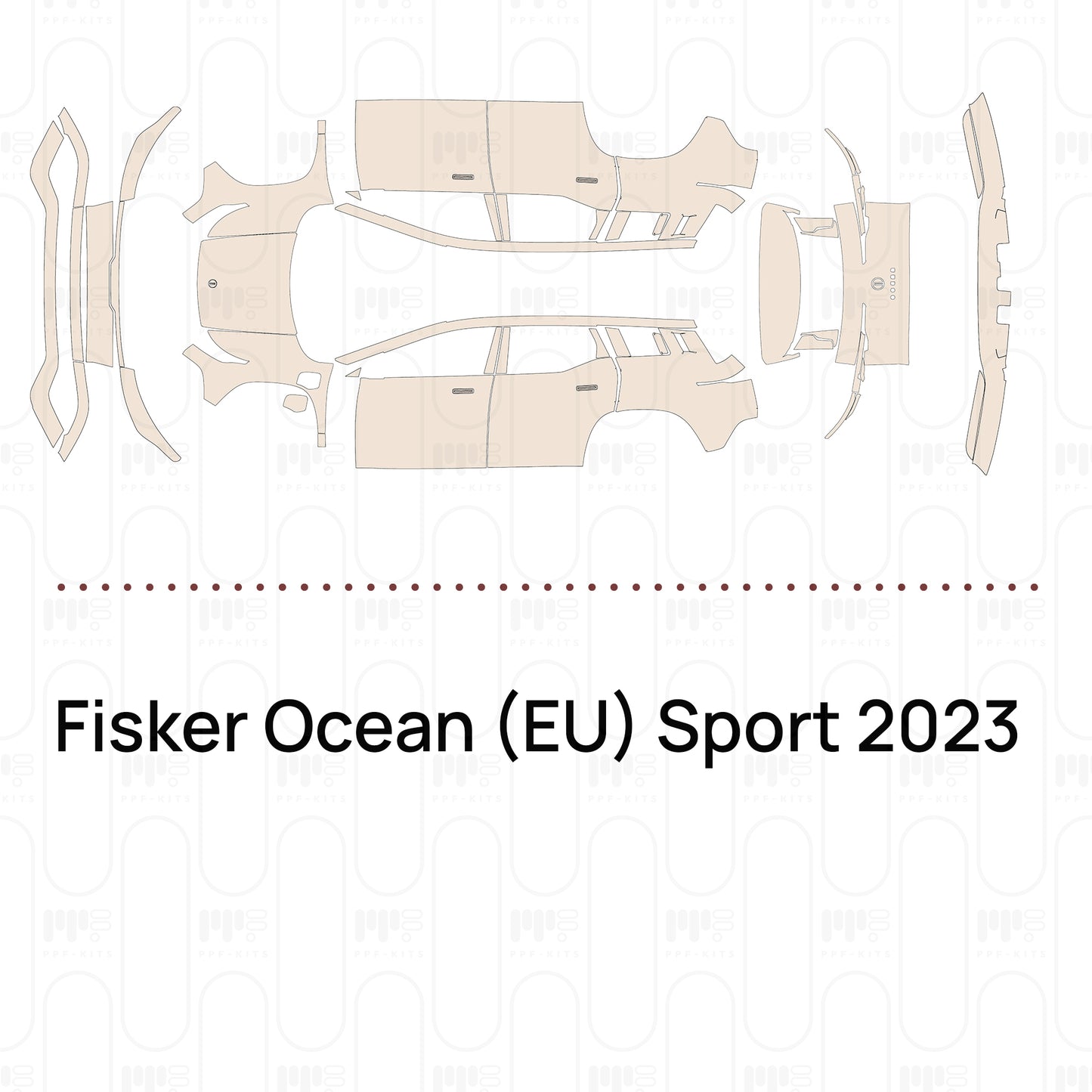 Pre-Cut PPF Fisker Ocean (EU) Sport 2023