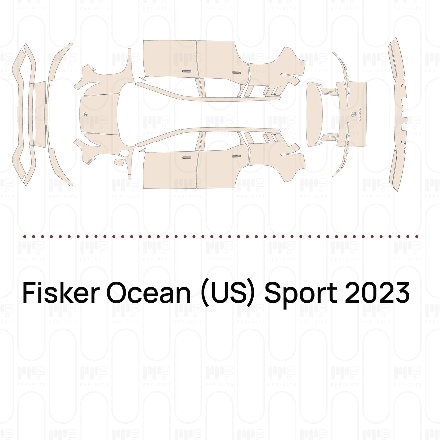 Pre-Cut PPF Fisker Ocean (US) Sport 2023