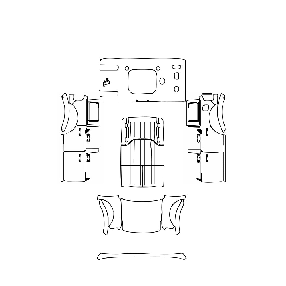 Pre-Cut PPF Ford Bronco 4 Door Base 2021 - PPF-Kits