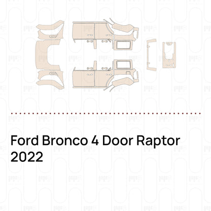 Pre-Cut PPF Ford Bronco 4 Door Raptor 2022