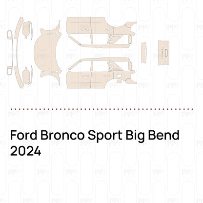 Pre-Cut PPF Ford Bronco Sport Big Bend 2024