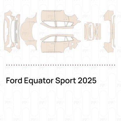 Pre-Cut PPF Ford Equator Sport 2025